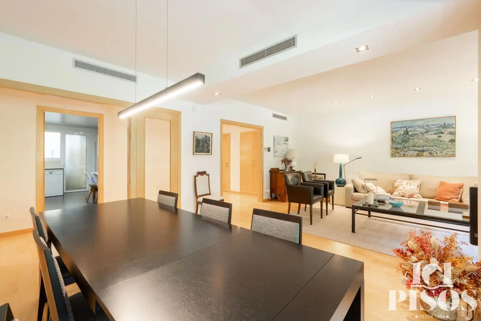 Dining room of Flat for sale in Sant Cugat del Vallès  with Air Conditioner, Heating and Private garden