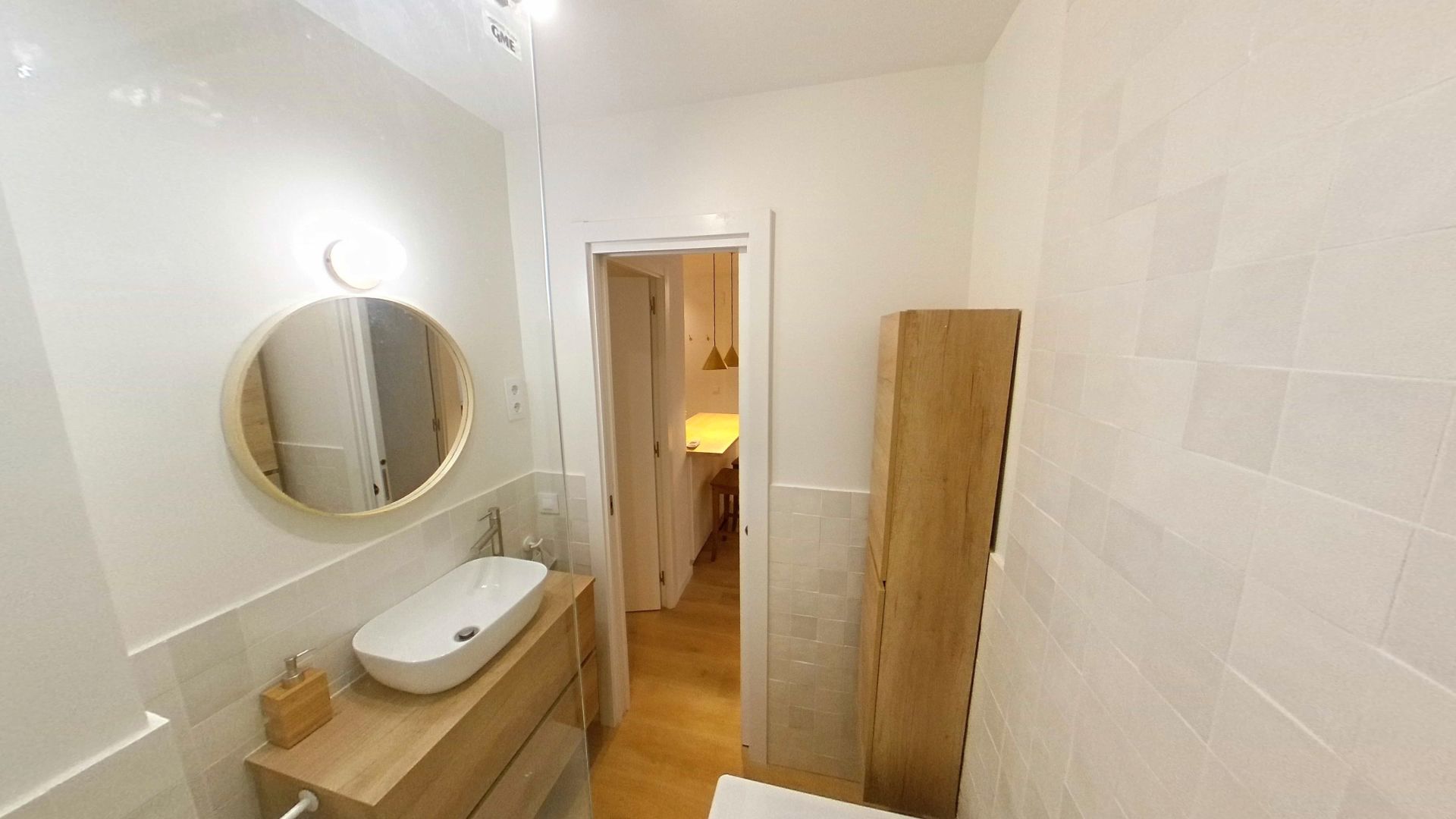 Bathroom of Flat for rent in  Madrid Capital  with Air Conditioner, Heating and Terrace