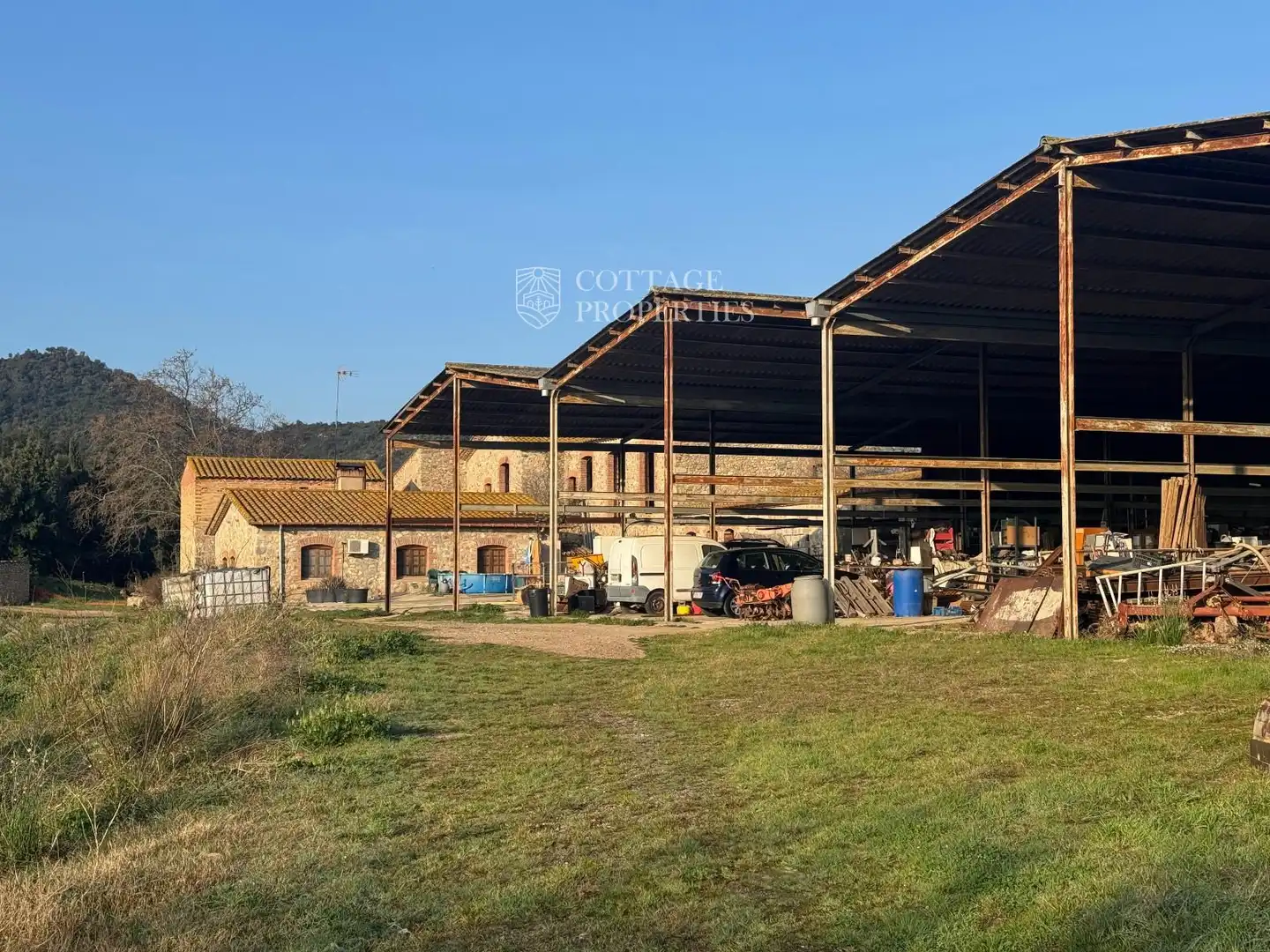 Vista exterior de Finca rústica en venta en Darnius