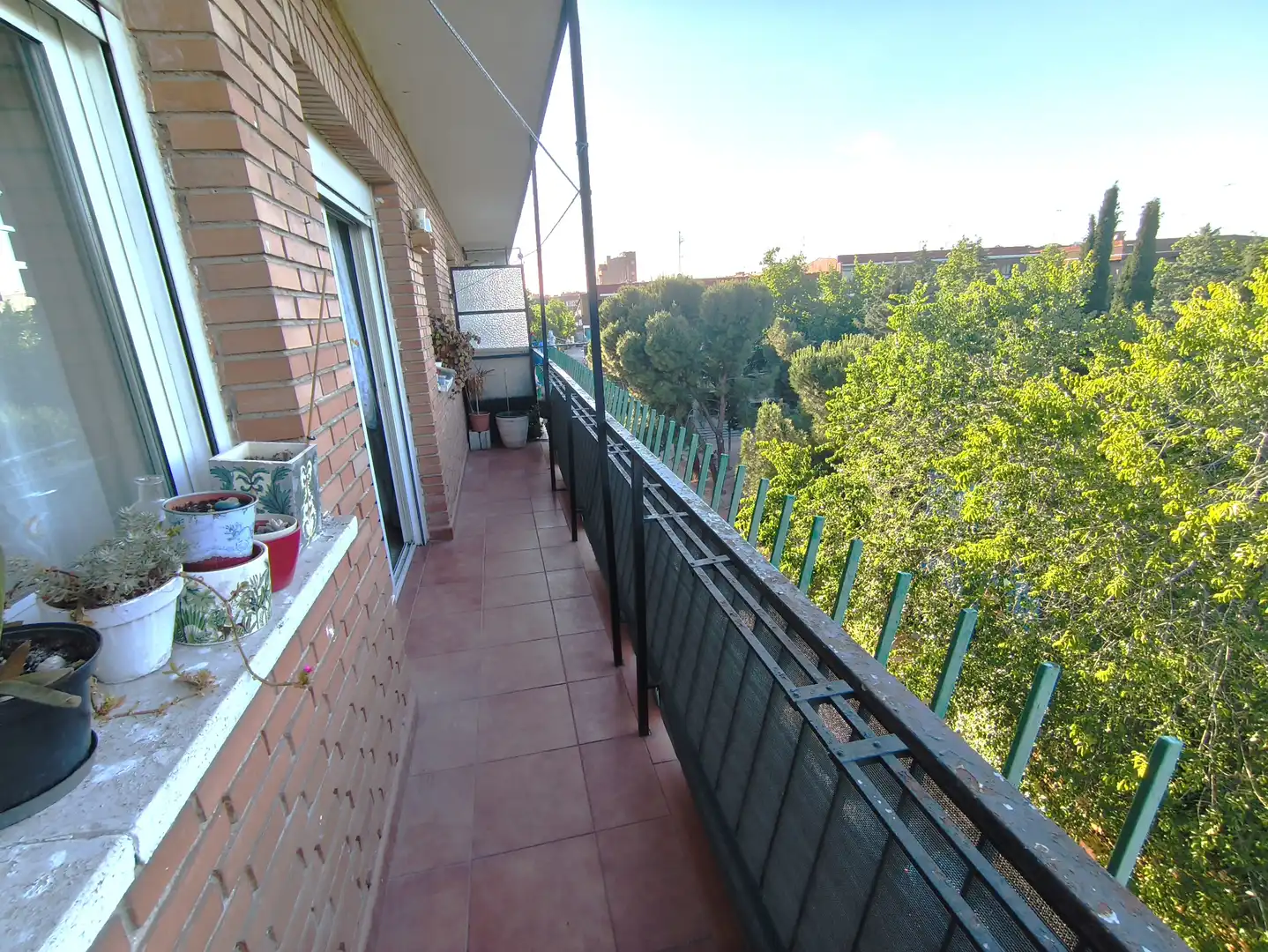 Balcony of Flat for sale in Madrid  with Heating, Terrace and Furnished