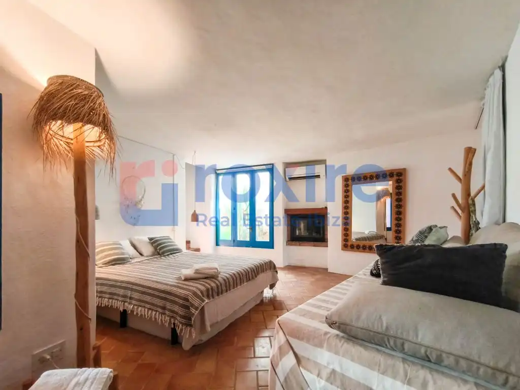 Habitación de Casa adosada de alquiler en Sant Josep de sa Talaia con Aire acondicionado, Terraza y Amueblado