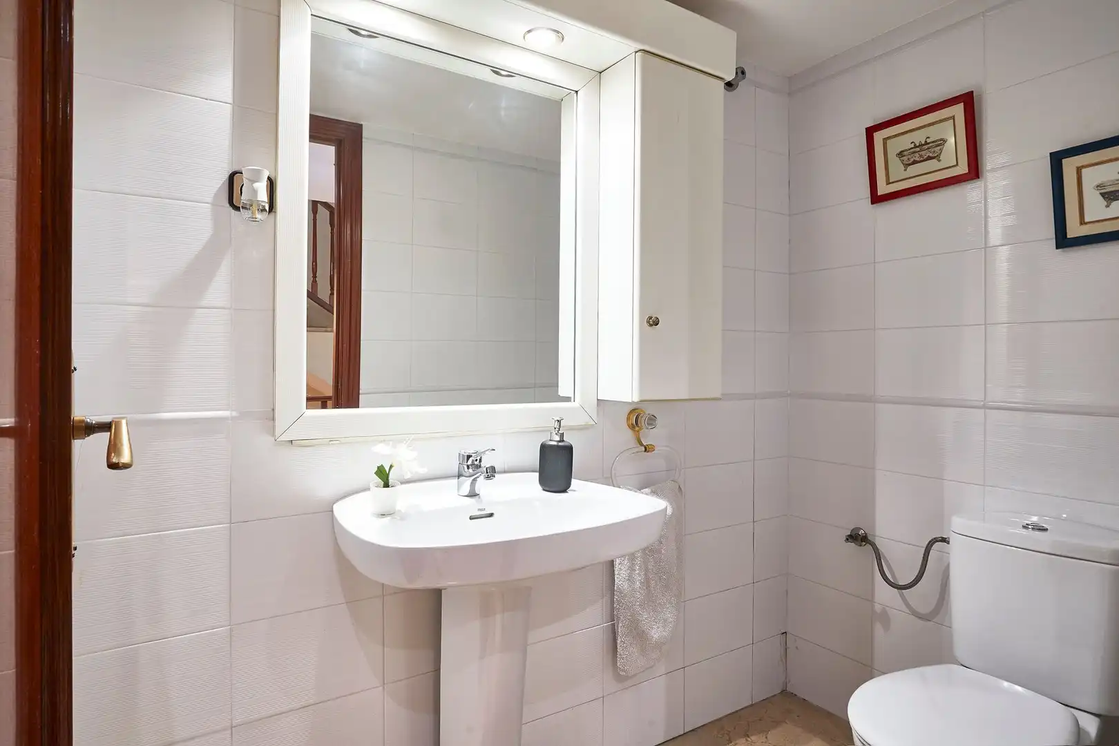 Bathroom of Detached homes for sale in Badalona  with Air Conditioner, Heating and Terrace