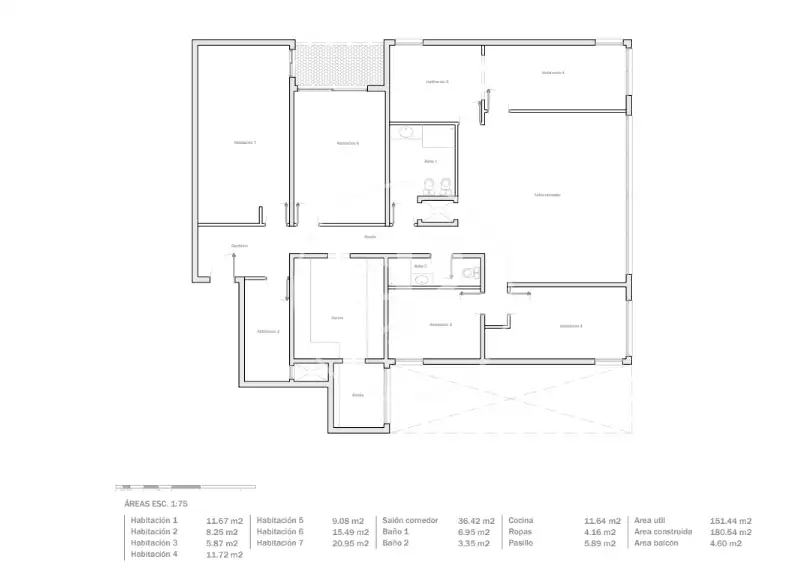 Wohnung mit Terrasse zum Verkauf in Carrer del Consell de Cent, imagen 57
