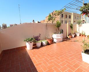 Terrace of Single-family semi-detached for sale in  Barcelona Capital  with Heating, Parquet flooring and Terrace