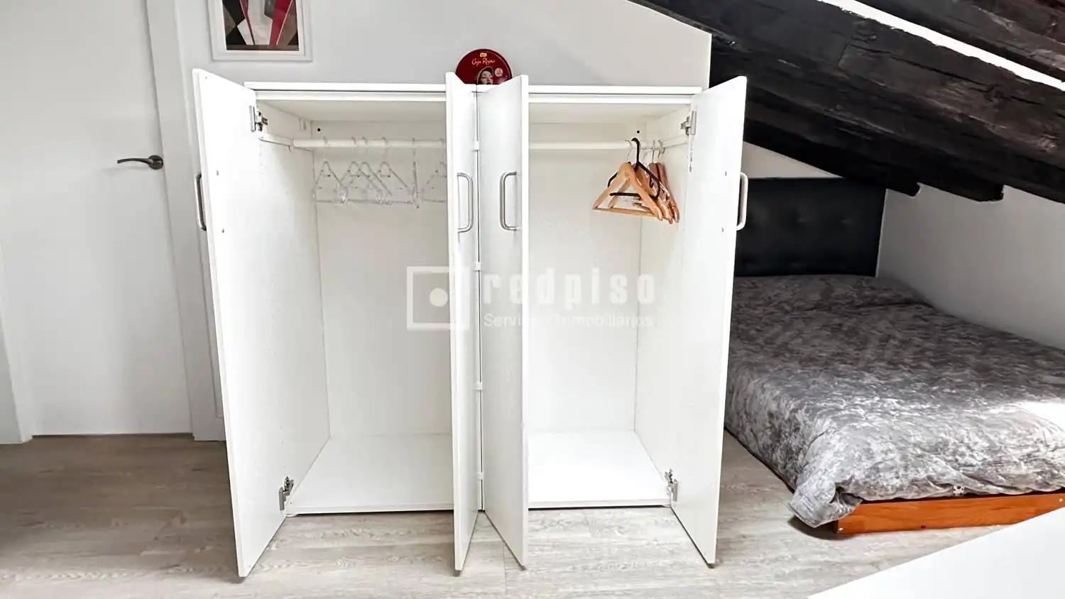 Schlafzimmer von Wohnungen zur Miete in Madrid mit Klimaanlage und Möbliert