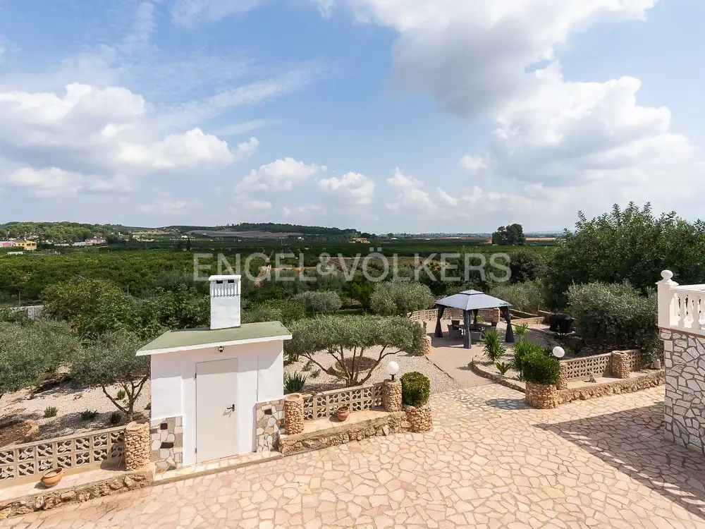 Terrassa de Casa o xalet en venda en Alberic amb Aire condicionat, Calefacció i Jardí privat