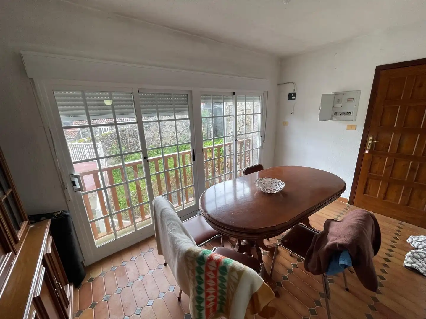 Dining room of Houses for sale in Cortegada  with Private garden, Terrace and Balcony