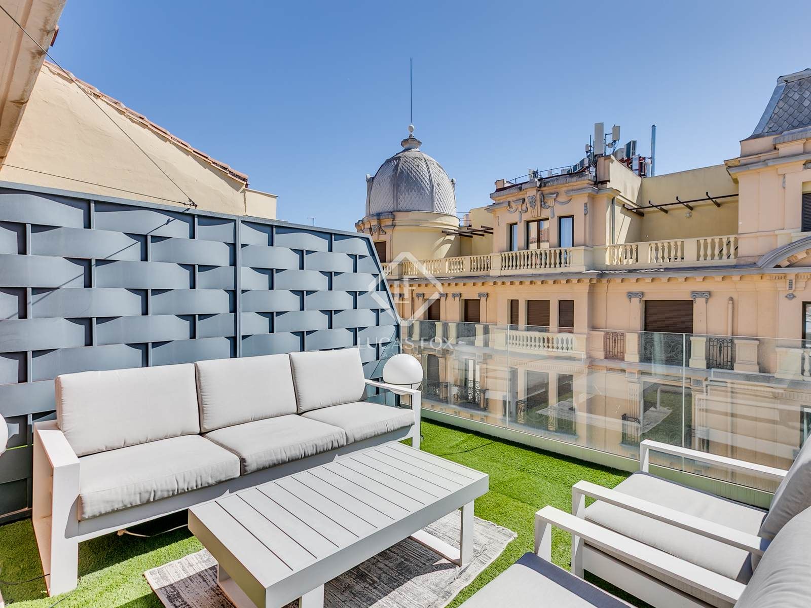 Terrace of Flat for sale in  Madrid Capital  with Air Conditioner and Balcony