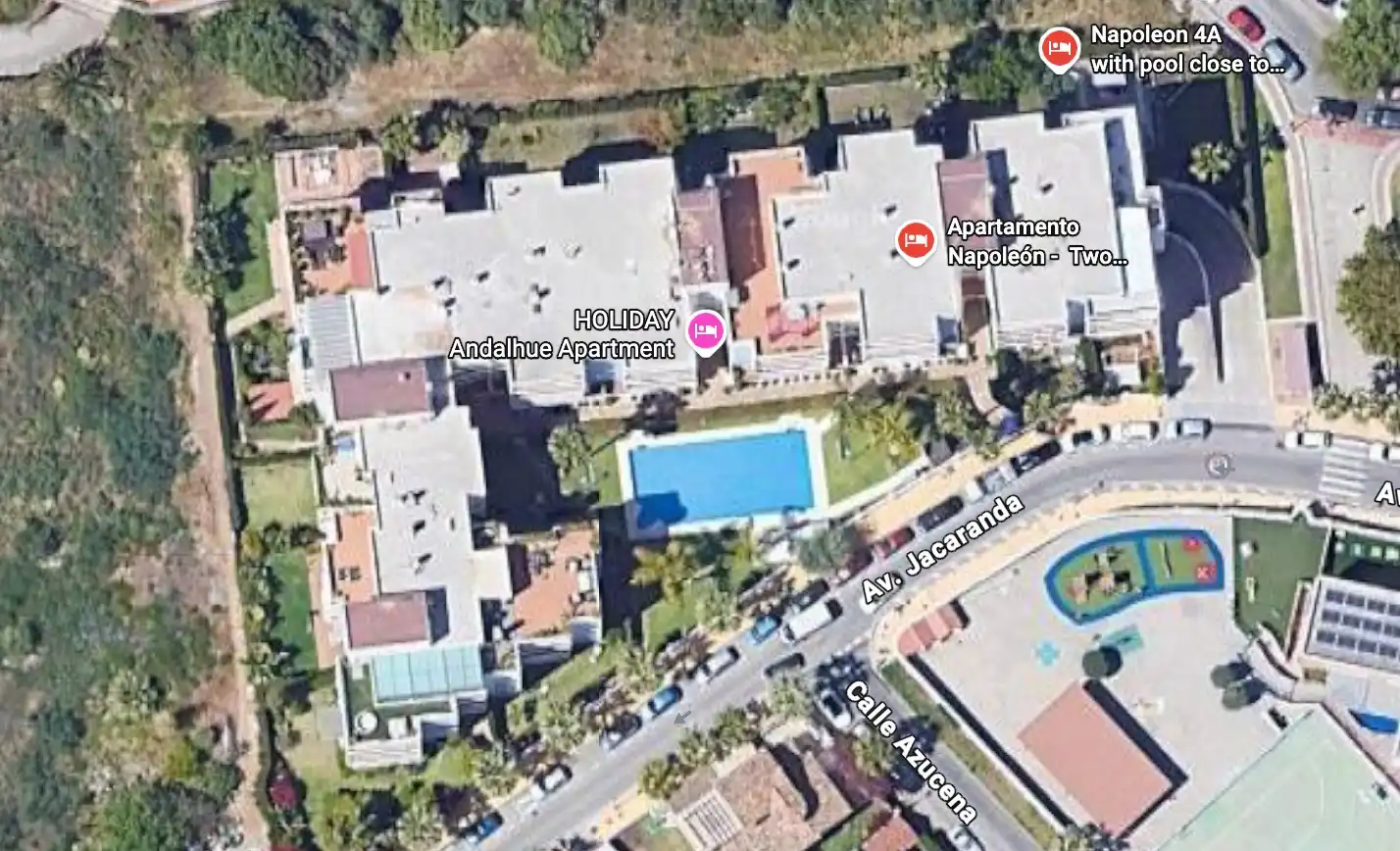 Außenansicht von Wohnung zur Miete in Marbella mit Klimaanlage, Terrasse und Möbliert