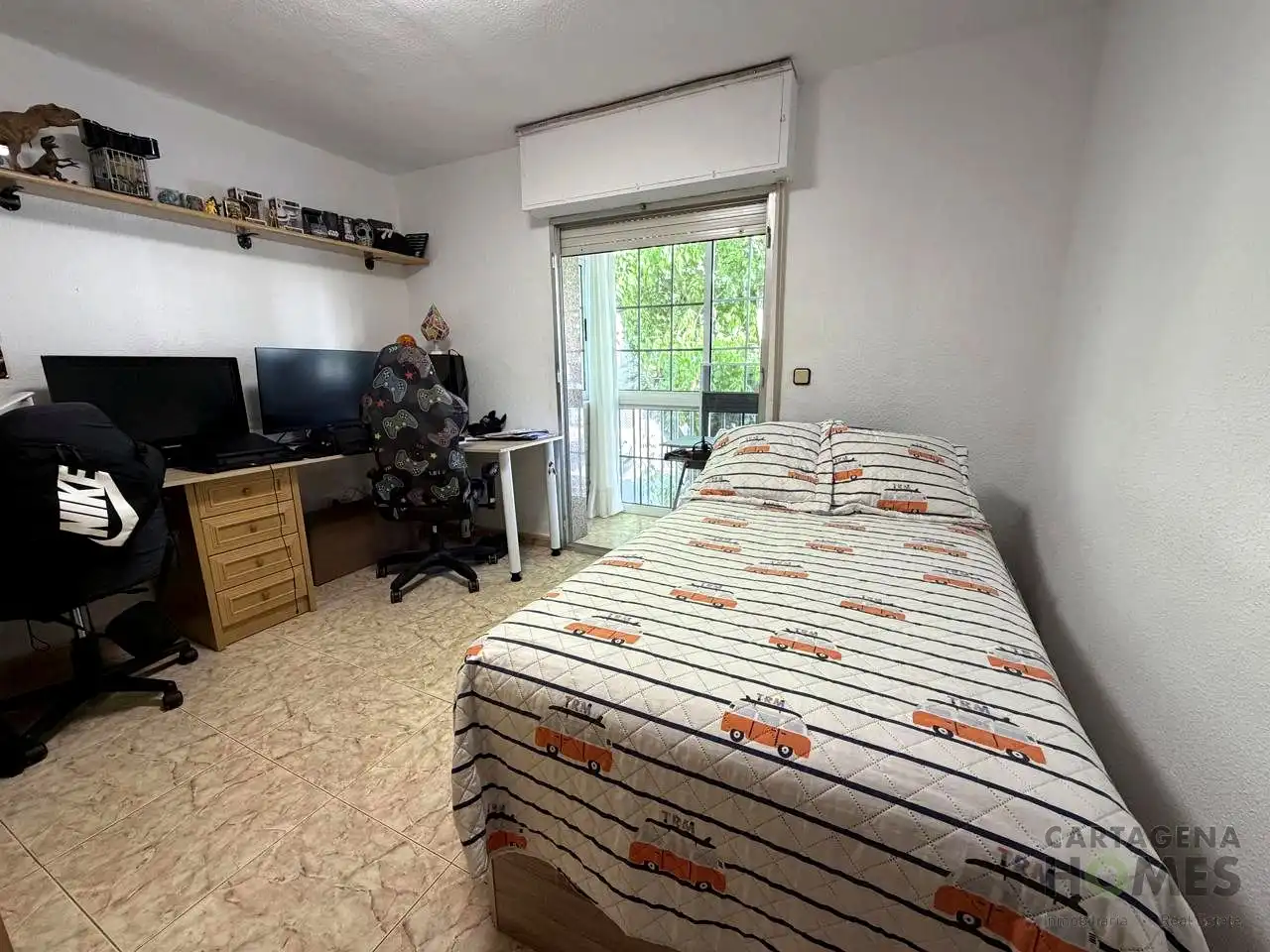 Schlafzimmer von Einfamilien-Reihenhaus zum Verkauf in Cartagena mit Abstellraum, Möbliert und Balkon