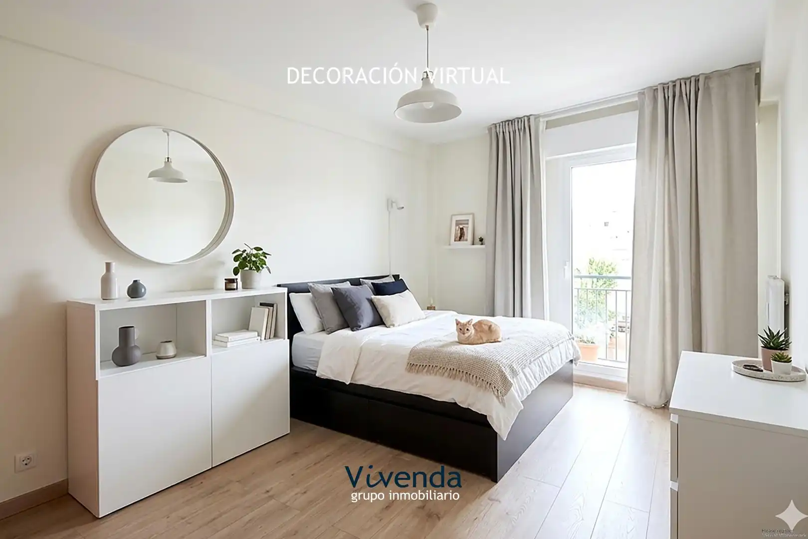 Bedroom of Flat for sale in Móstoles  with Heating, Parquet flooring and Terrace