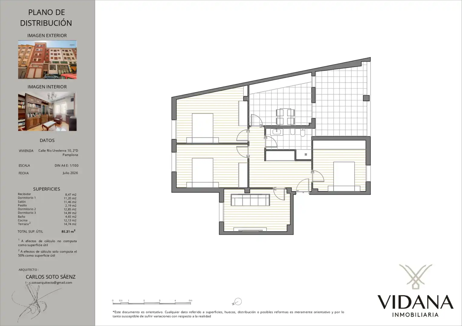 Piso en venta en  Pamplona / Iruña con Calefacción, Parquet y Terraza