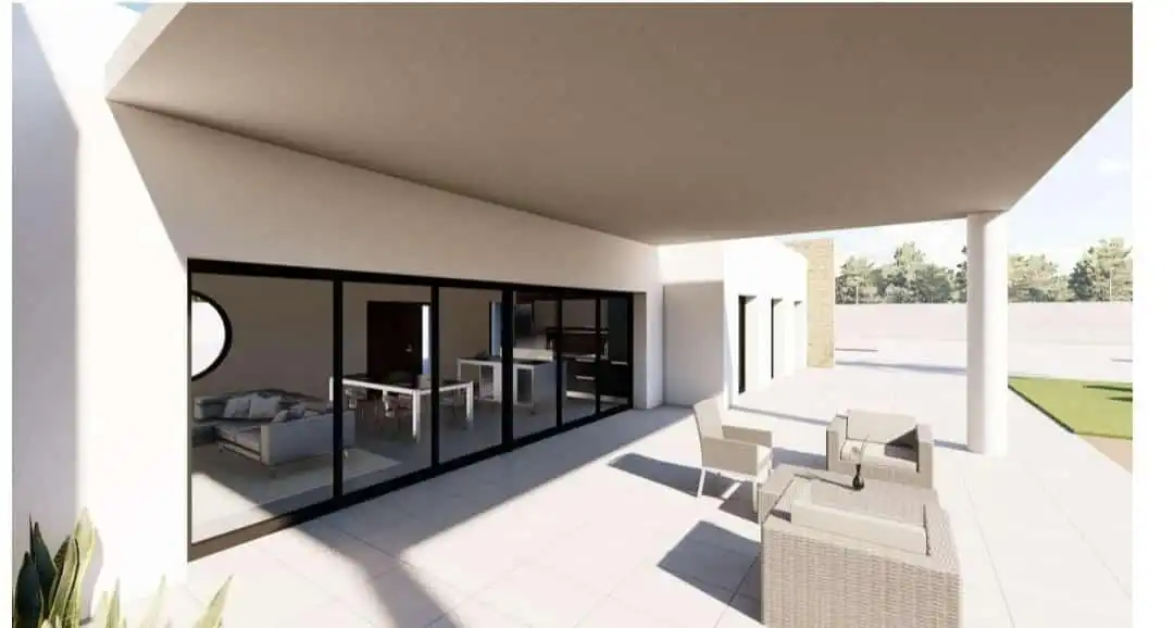 Terraza de Casa o chalet en venta en El Pinós / Pinoso con Calefacción y Piscina