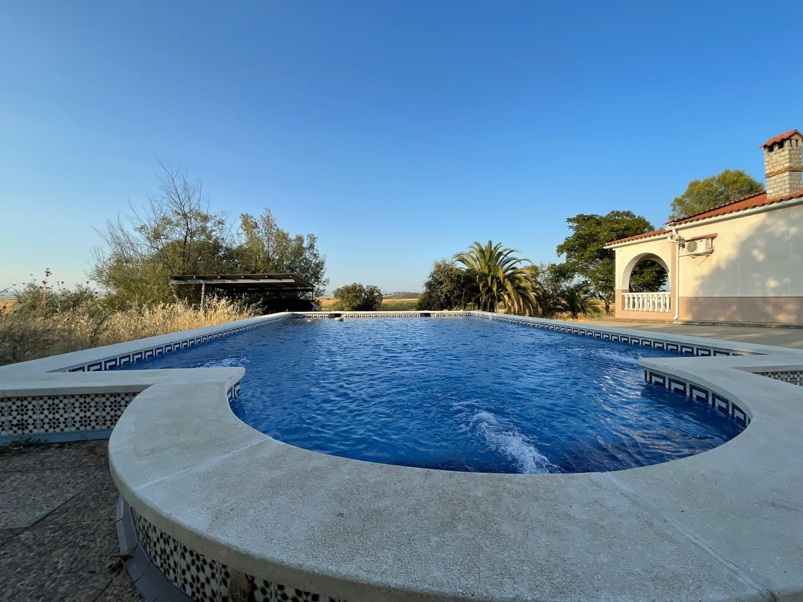 Piscina de Casa o xalet en venda en Villar de Rena amb Aire condicionat, Calefacció i Jardí privat