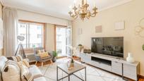 Living room of Flat for sale in  Pamplona / Iruña  with Heating, Parquet flooring and Terrace