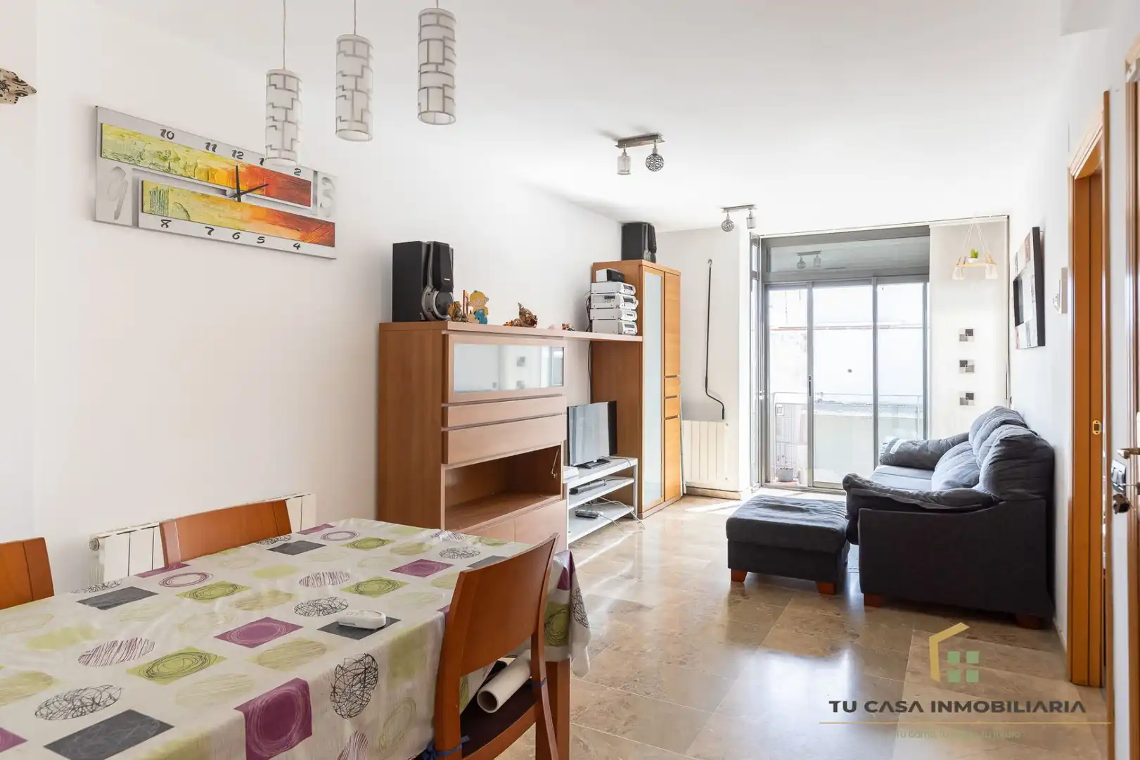 Sala d'estar de Pis en venda en Badalona amb Aire condicionat, Calefacció i Terrassa