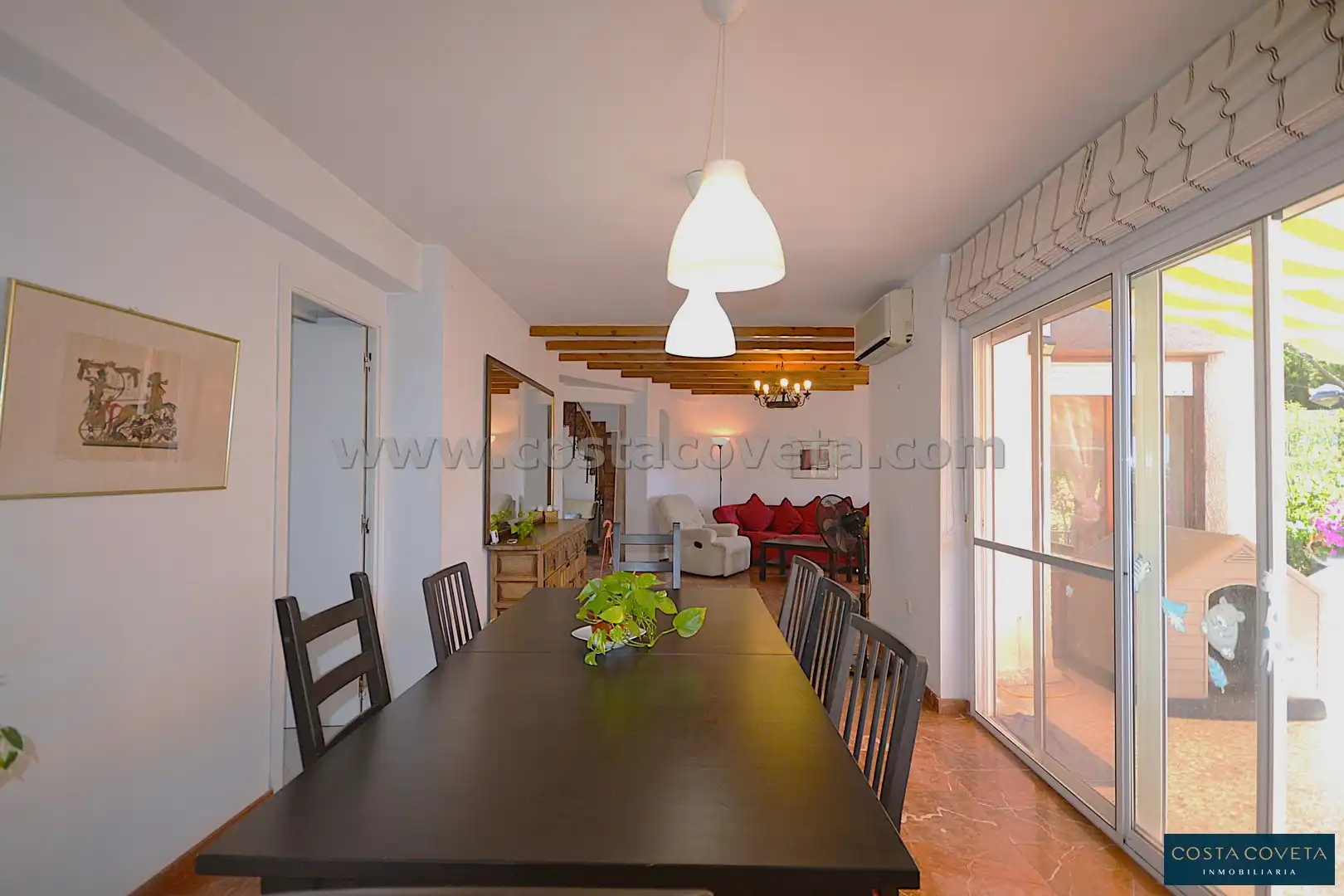 Dining room of Houses for sale in El Campello  with Air Conditioner, Private garden and Terrace