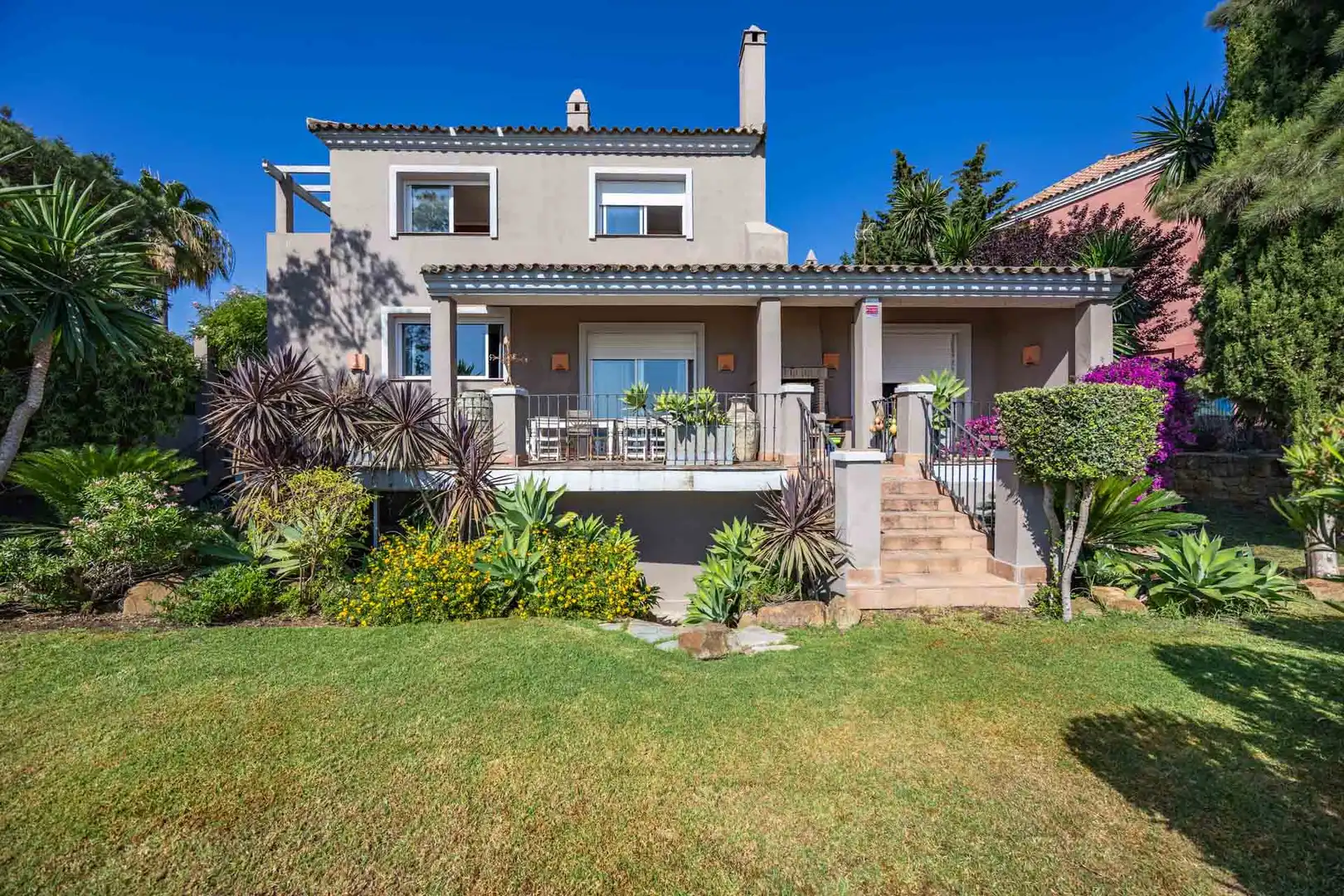 Jardí de Casa o xalet en venda en Manilva amb Jardí privat, Terrassa i Traster