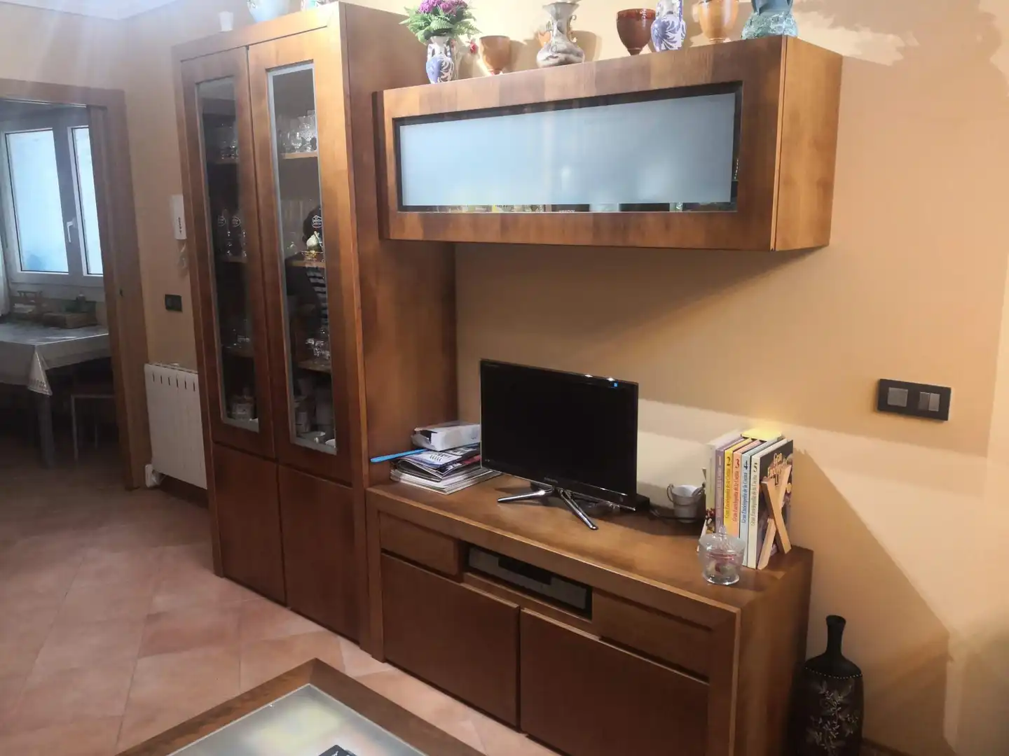 Sala de estar de Piso en venta en Malpica de Bergantiños con Calefacción y Jardín privado