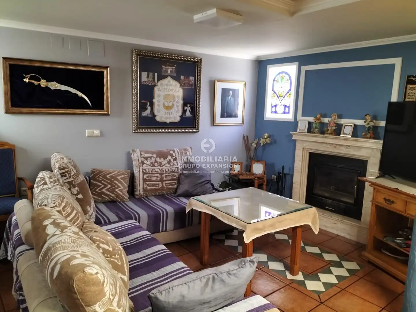 Living room of Duplexes for sale in Villena  with Air Conditioner, Terrace and Storage room