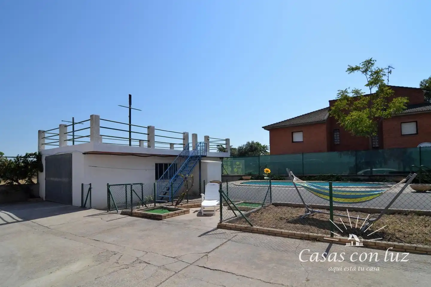 Piscina de Casa o chalet en venta en Zaragoza con Jardín privado, Trastero y Piscina