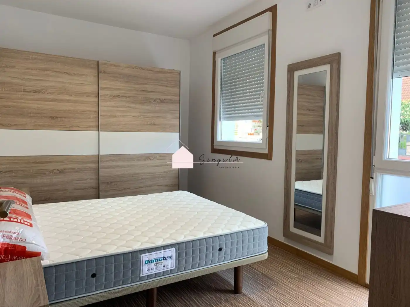 Schlafzimmer von Wohnung zur Miete in Mos mit Heizung, Terrasse und Abstellraum