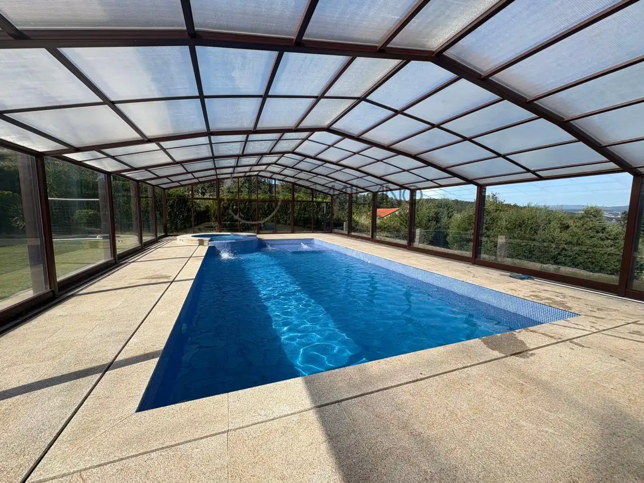 Piscina de Casa o chalet en venta en Poio con Calefacción, Jardín privado y Parquet
