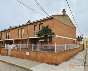 Exterior view of Single-family semi-detached for sale in Escatrón  with Air Conditioner