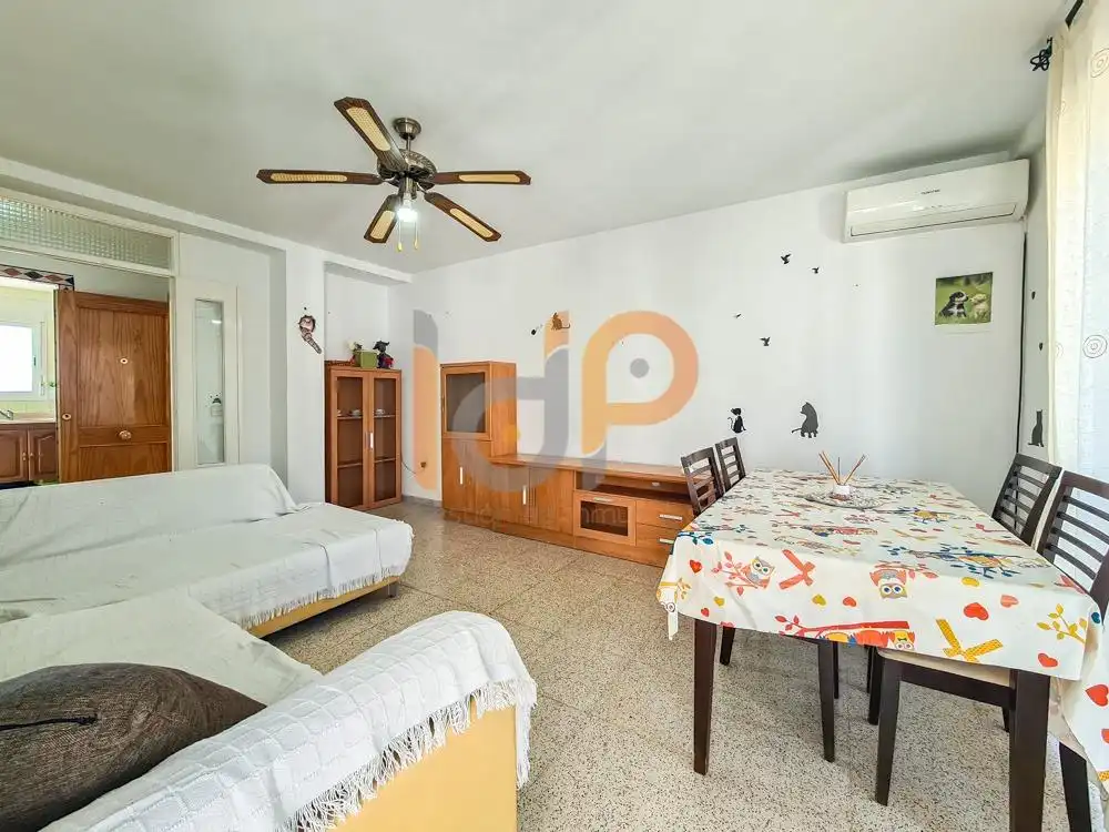 Living room of Flat for sale in Purchena  with Air Conditioner, Terrace and Balcony