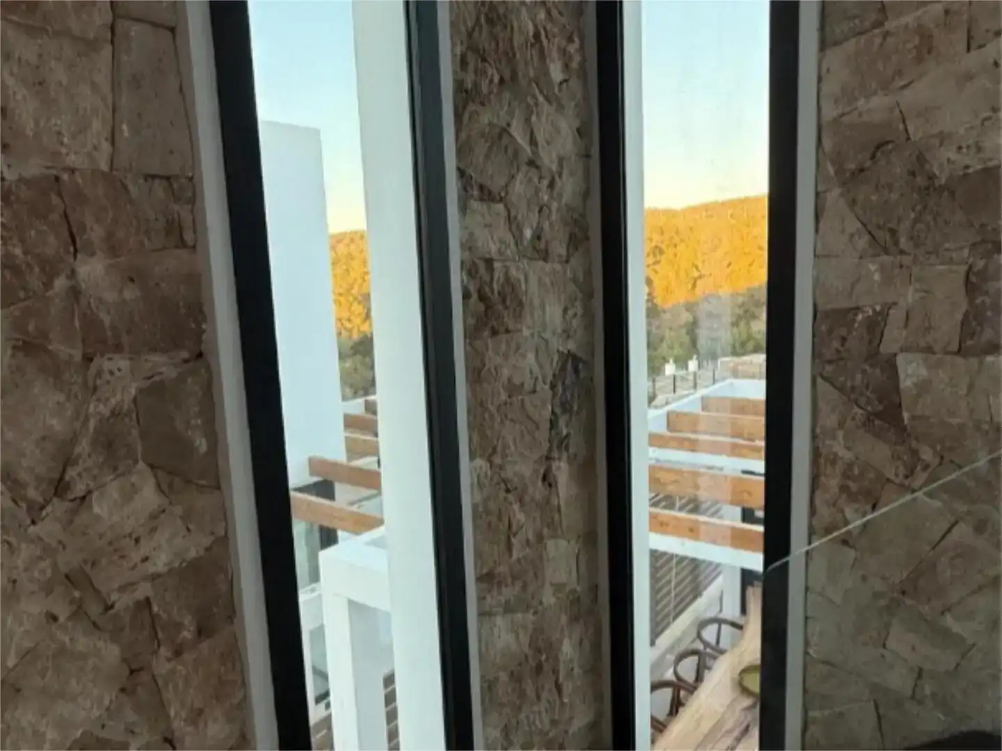 Terrassa de Casa adosada de lloguer en Sant Josep de sa Talaia amb Aire condicionat, Jardí privat i Piscina