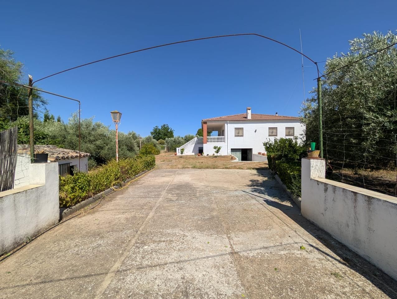 Vista exterior de Finca rústica en venda en Linares amb Jardí privat, Traster i Piscina