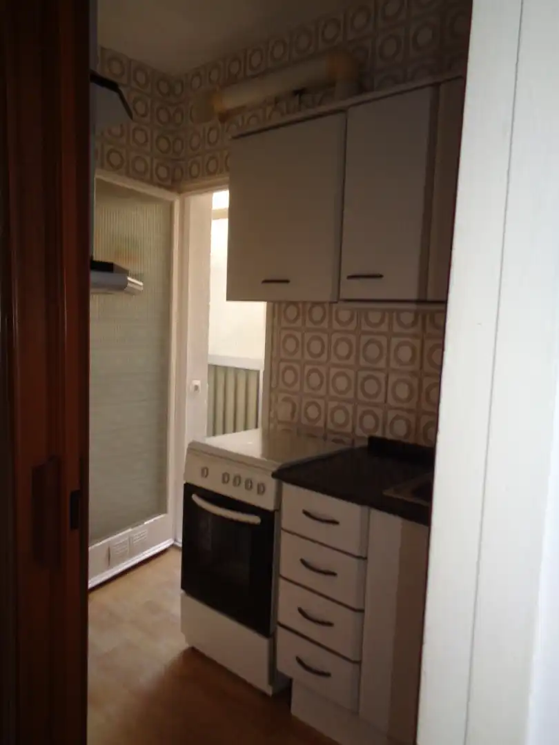 Cocina de Piso de alquiler en Barcelona con Lavadora y Balcón