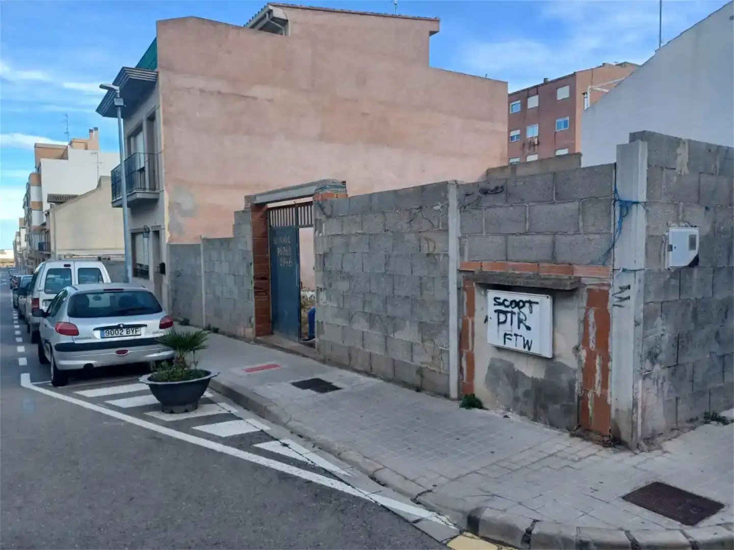 Vista exterior de Terreno en venta en Faura