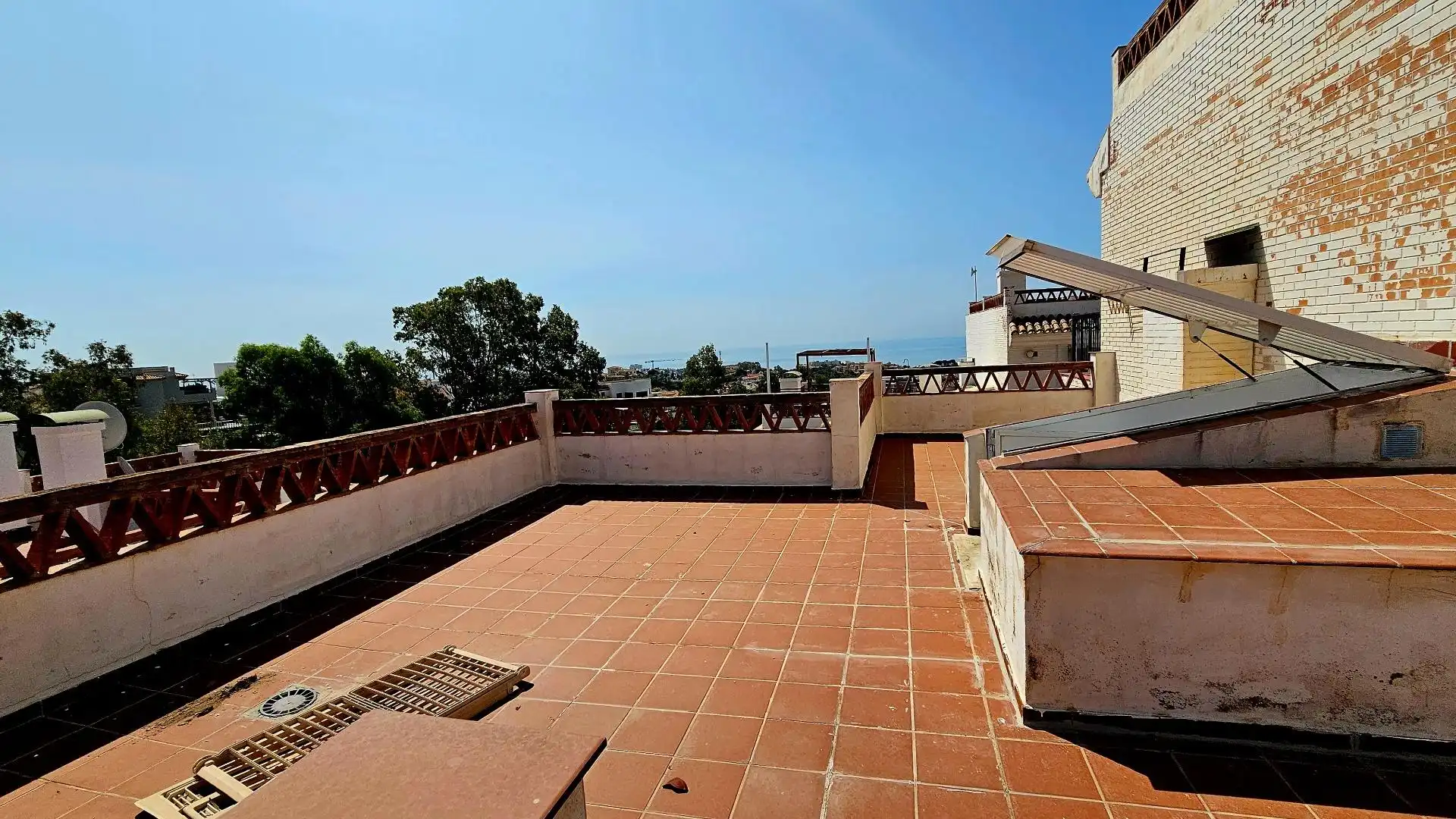 Terrassa de Casa adosada en venda en Benalmádena amb Aire condicionat, Jardí privat i Terrassa