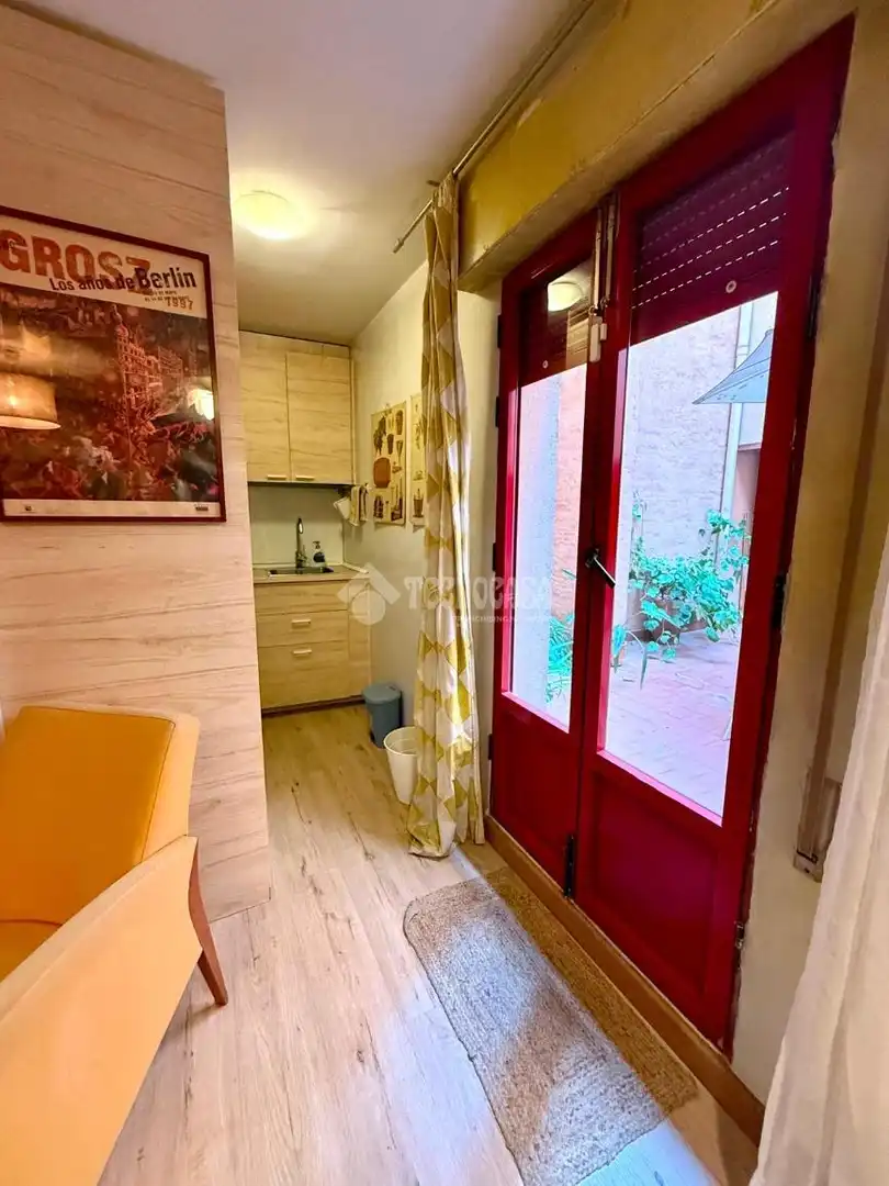 Cocina de Estudio de alquiler en Madrid con Aire acondicionado y Terraza
