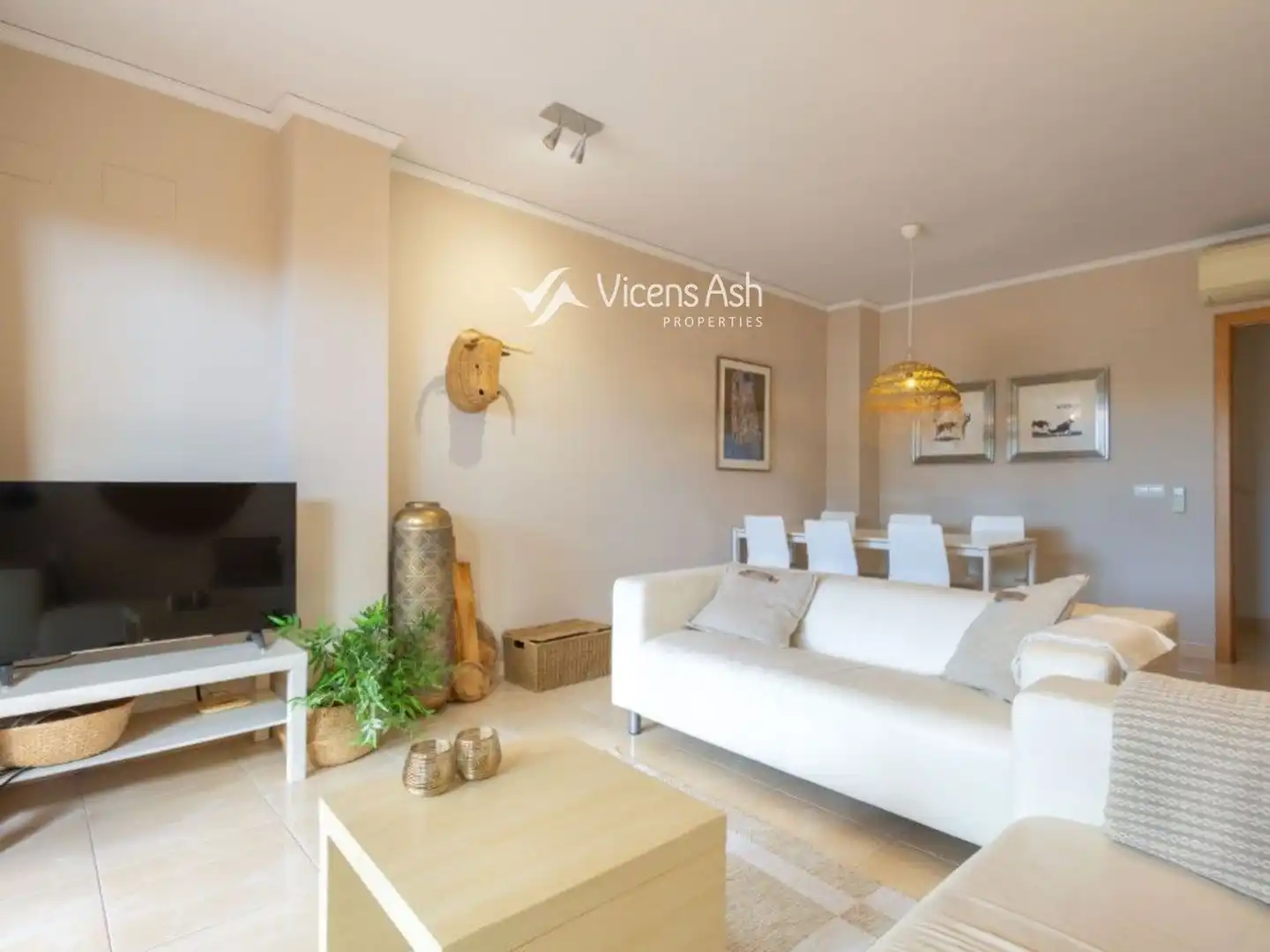 Living room of Flat for sale in Jávea / Xàbia  with Air Conditioner, Heating and Terrace
