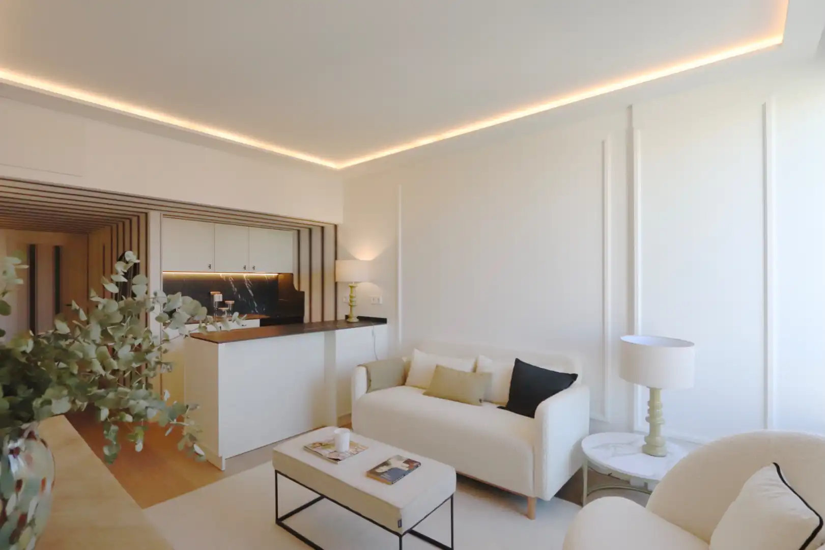 Sala de estar de Apartamento en venta en Madrid con Aire acondicionado, Calefacción y Parquet