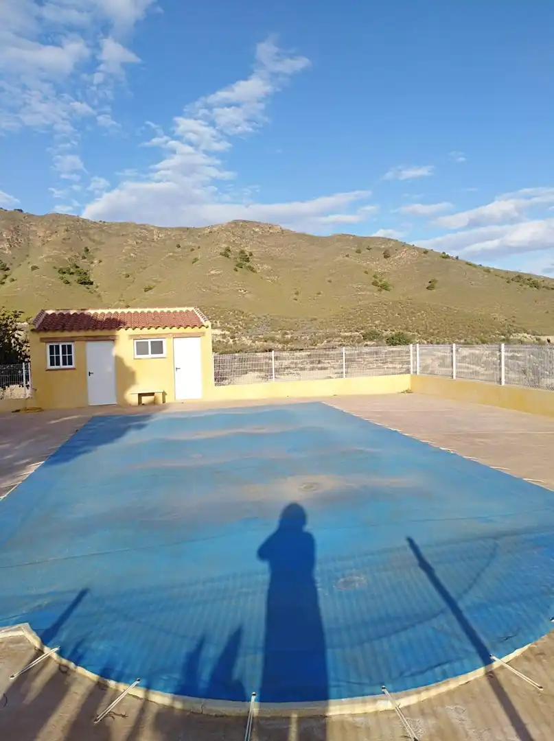 Piscina de Finca rústica en venda en Mazarrón amb Aire condicionat, Calefacció i Traster