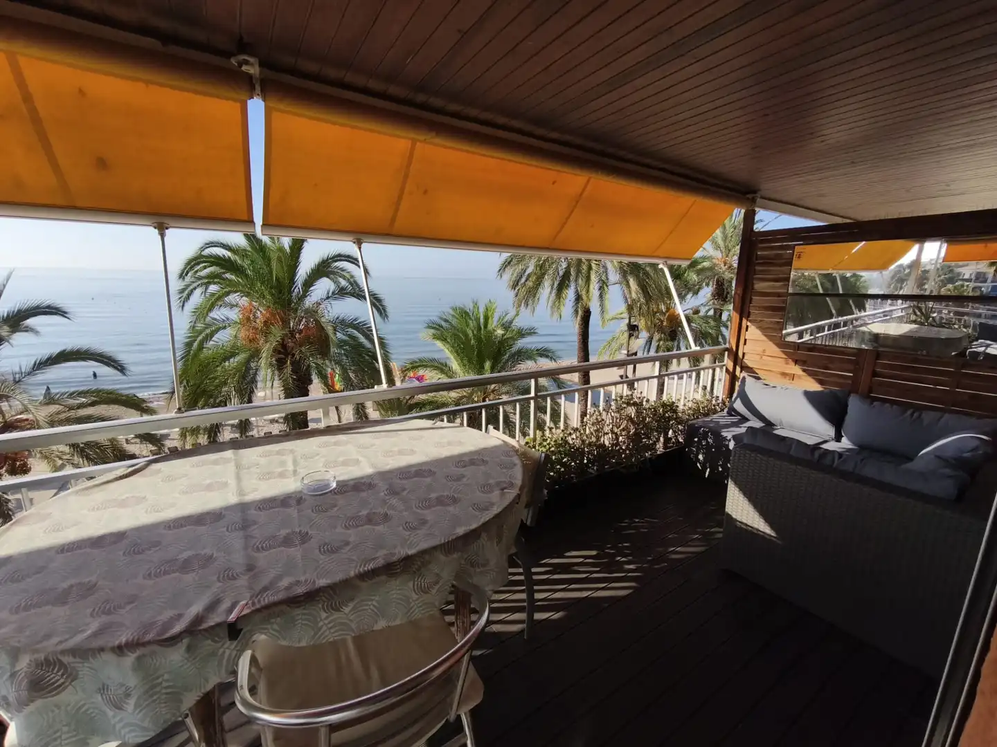 Terrace of Flat for sale in Salou  with Parquet flooring, Terrace and Furnished