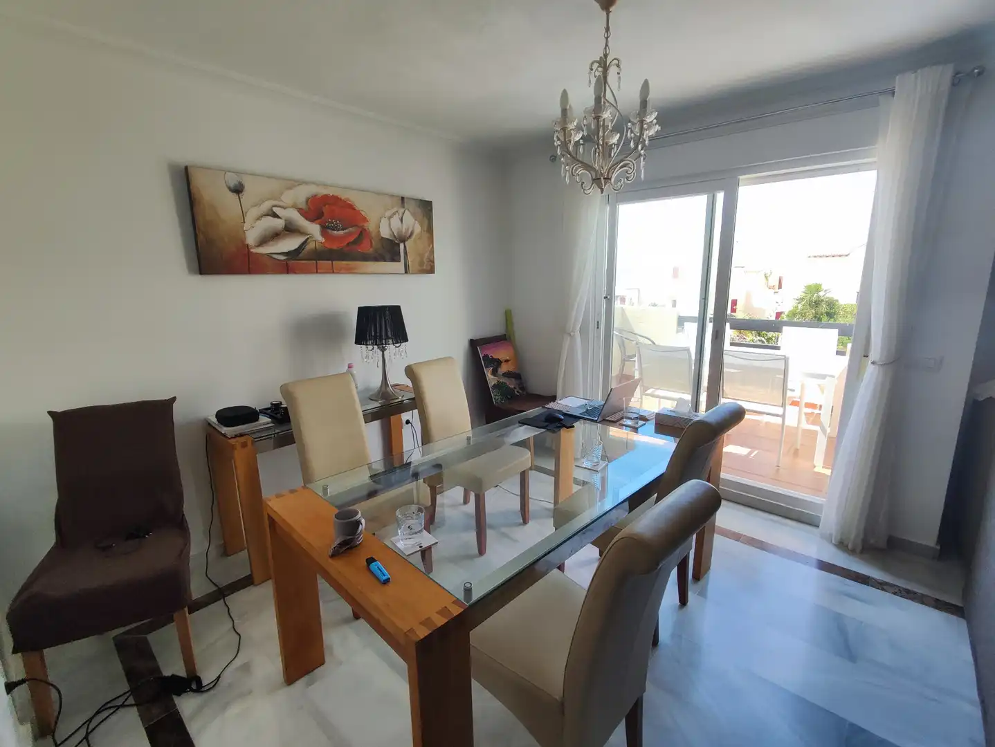 Dining room of Duplexes for rent in Casares  with Air Conditioner, Heating and Terrace