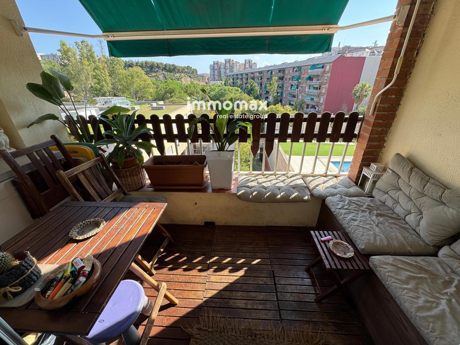 Balcony of Flat for sale in  Barcelona Capital  with Air Conditioner and Terrace