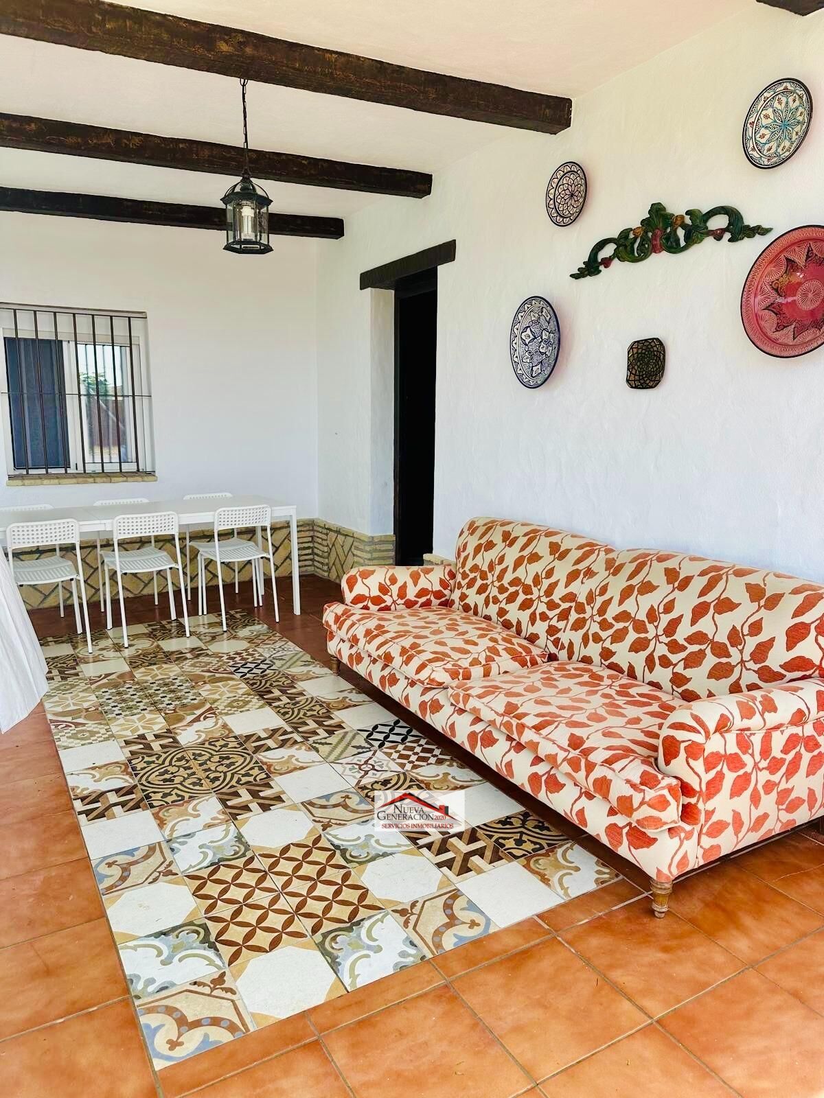 Sala d'estar de Finca rústica en venda en Chiclana de la Frontera