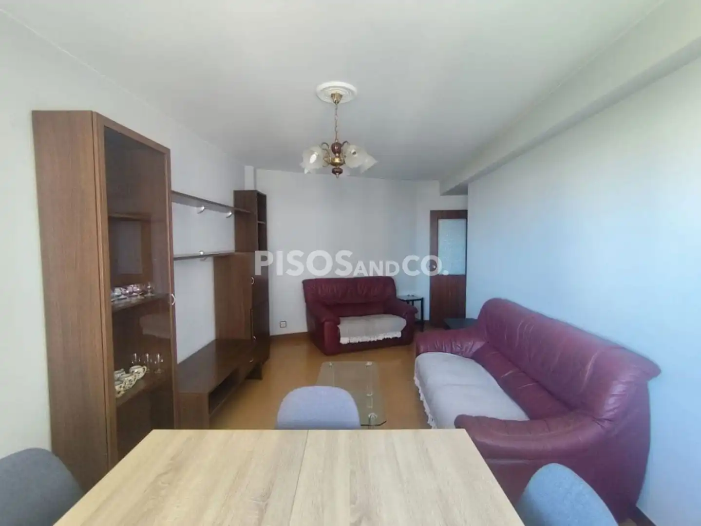 Wohnzimmer von Wohnung zur Miete in A Coruña Capital  mit Heizung und Möbliert