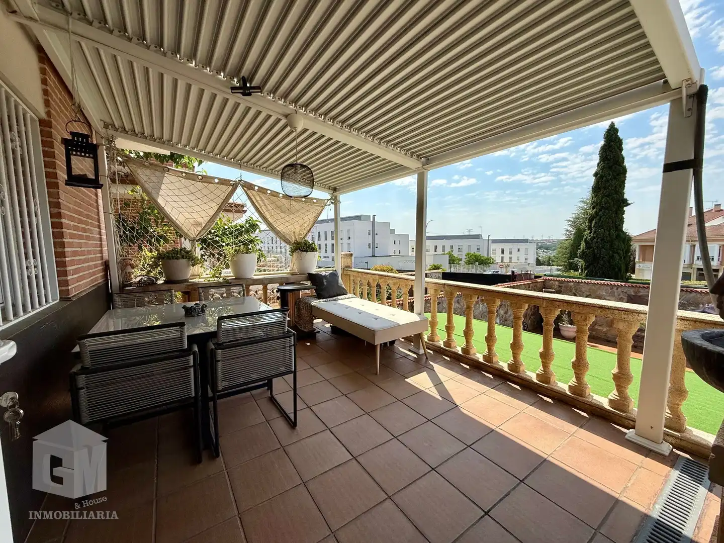 Terrace of Detached homes for sale in Arroyomolinos (Madrid)  with Air Conditioner, Heating and Private garden