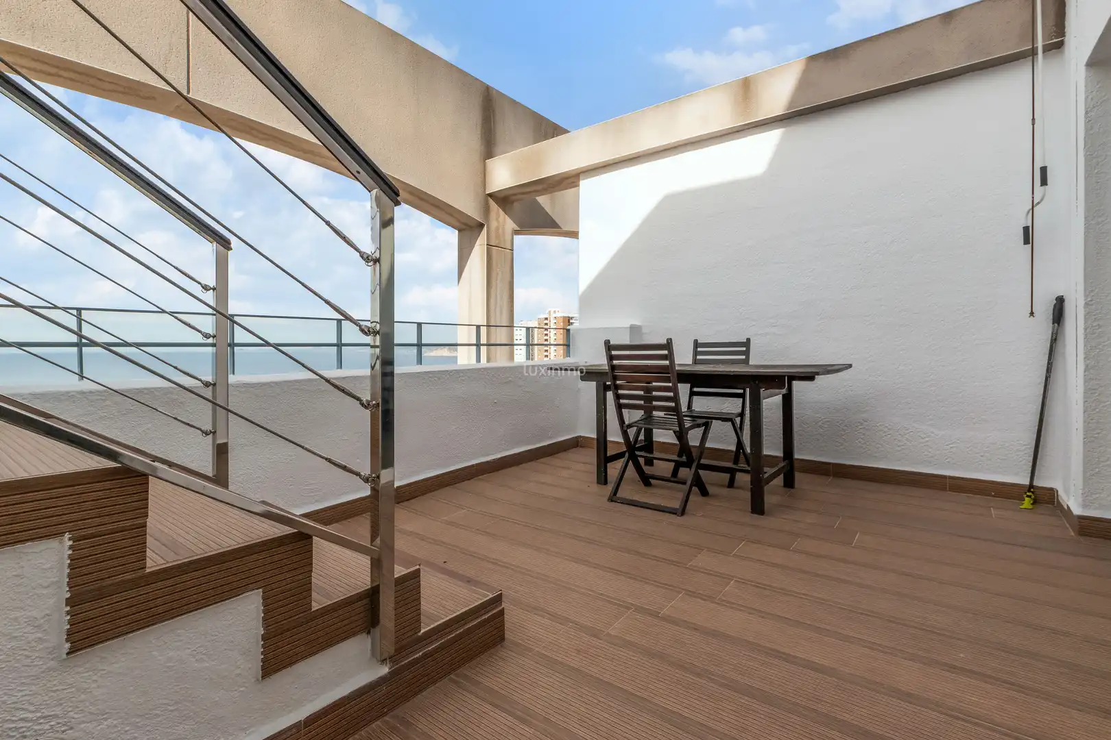 Terrasse von Maisonette zum Verkauf in Benidorm mit Klimaanlage, Heizung und Terrasse