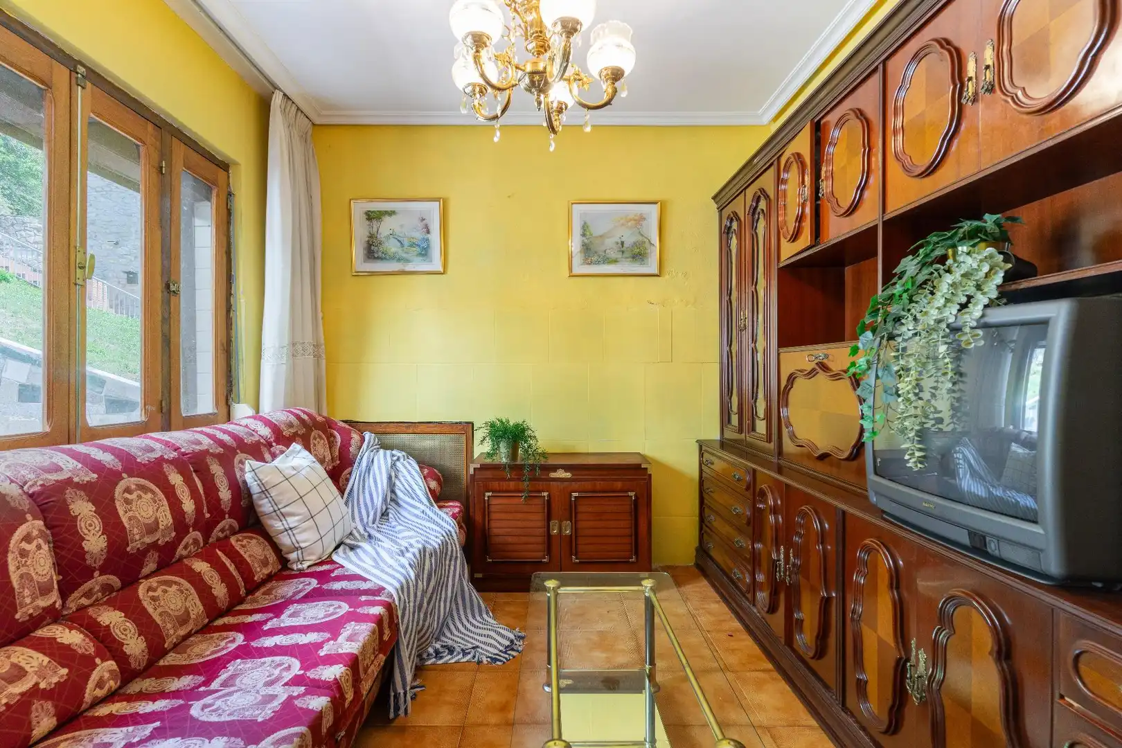 Wohnzimmer von Haus oder Chalet zum Verkauf in Mieres (Asturias) mit Heizung, Privatgarten und Terrasse