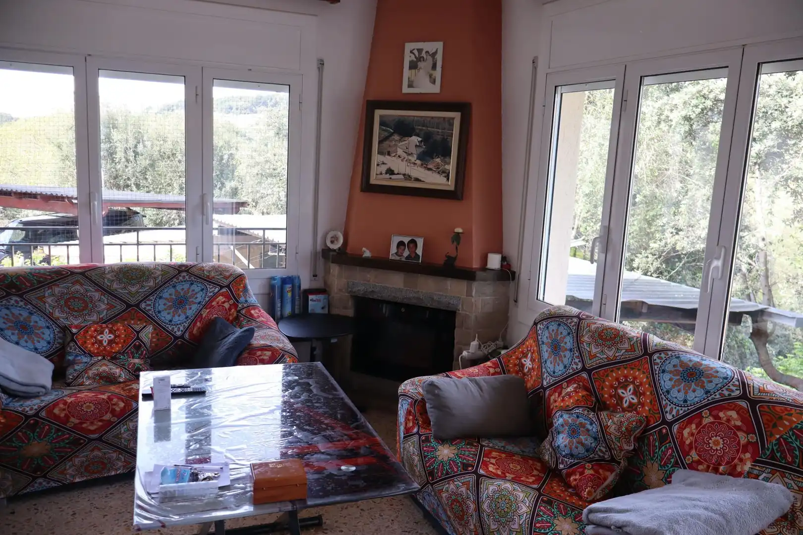 Sala d'estar de Casa o xalet en venda en Cànoves I Samalús amb Calefacció