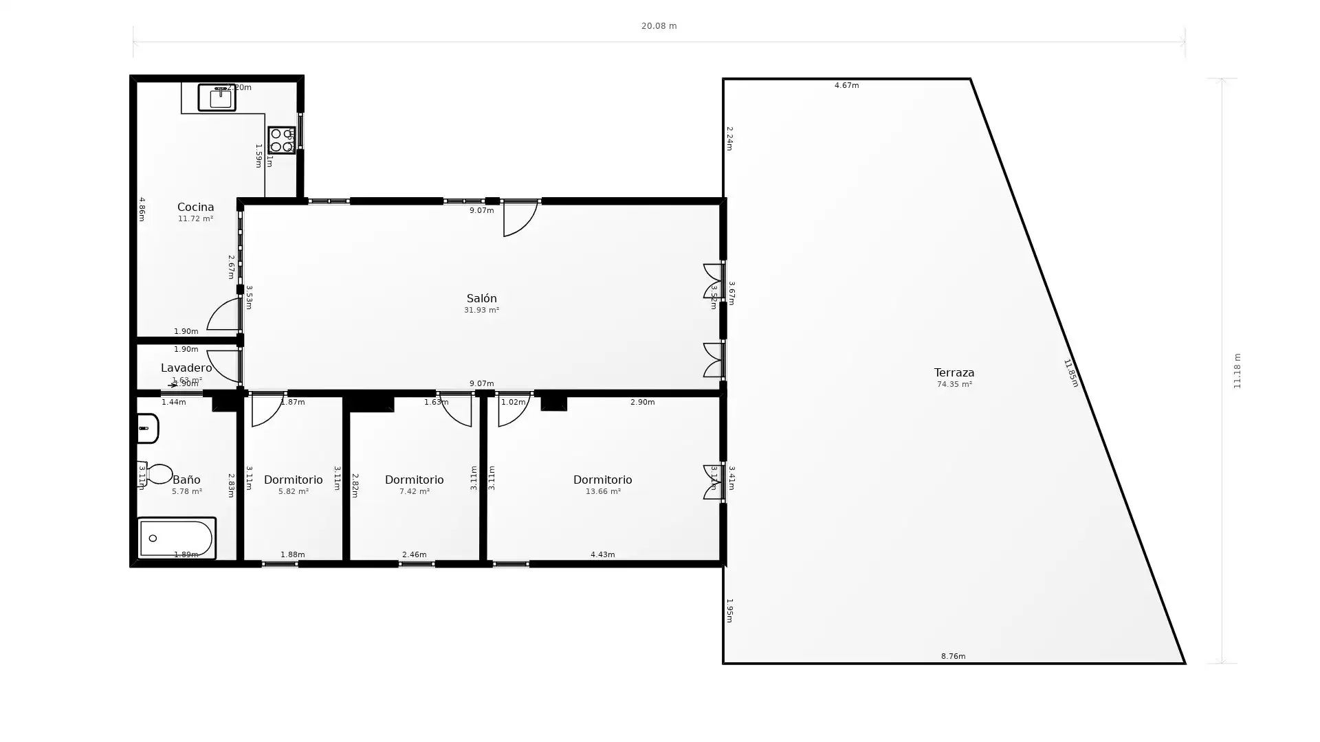 Planta baja en venta en Sant Just Desvern con Calefacción y Terraza