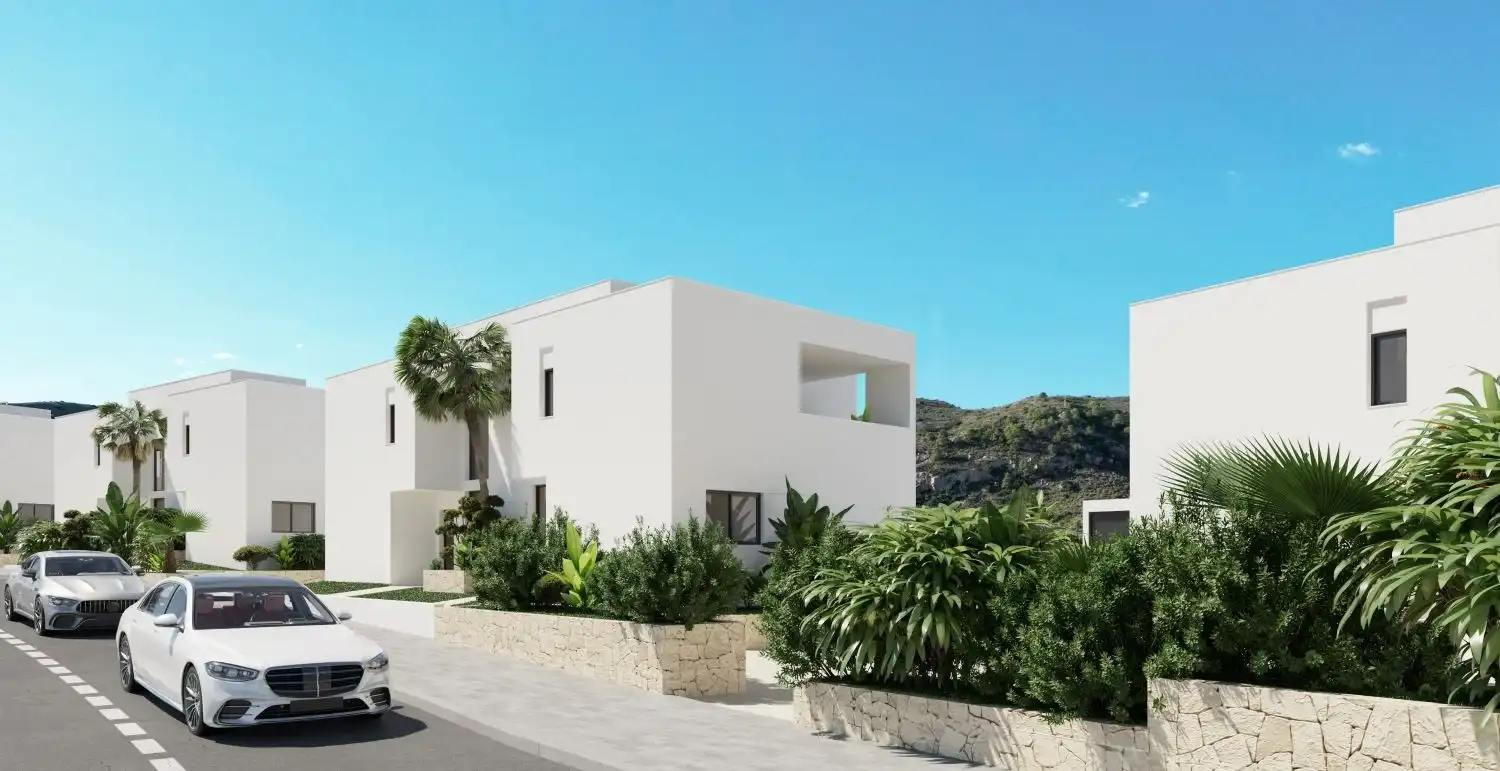 Vista exterior de Dúplex en venda en Monforte del Cid amb Aire condicionat, Calefacció i Jardí privat