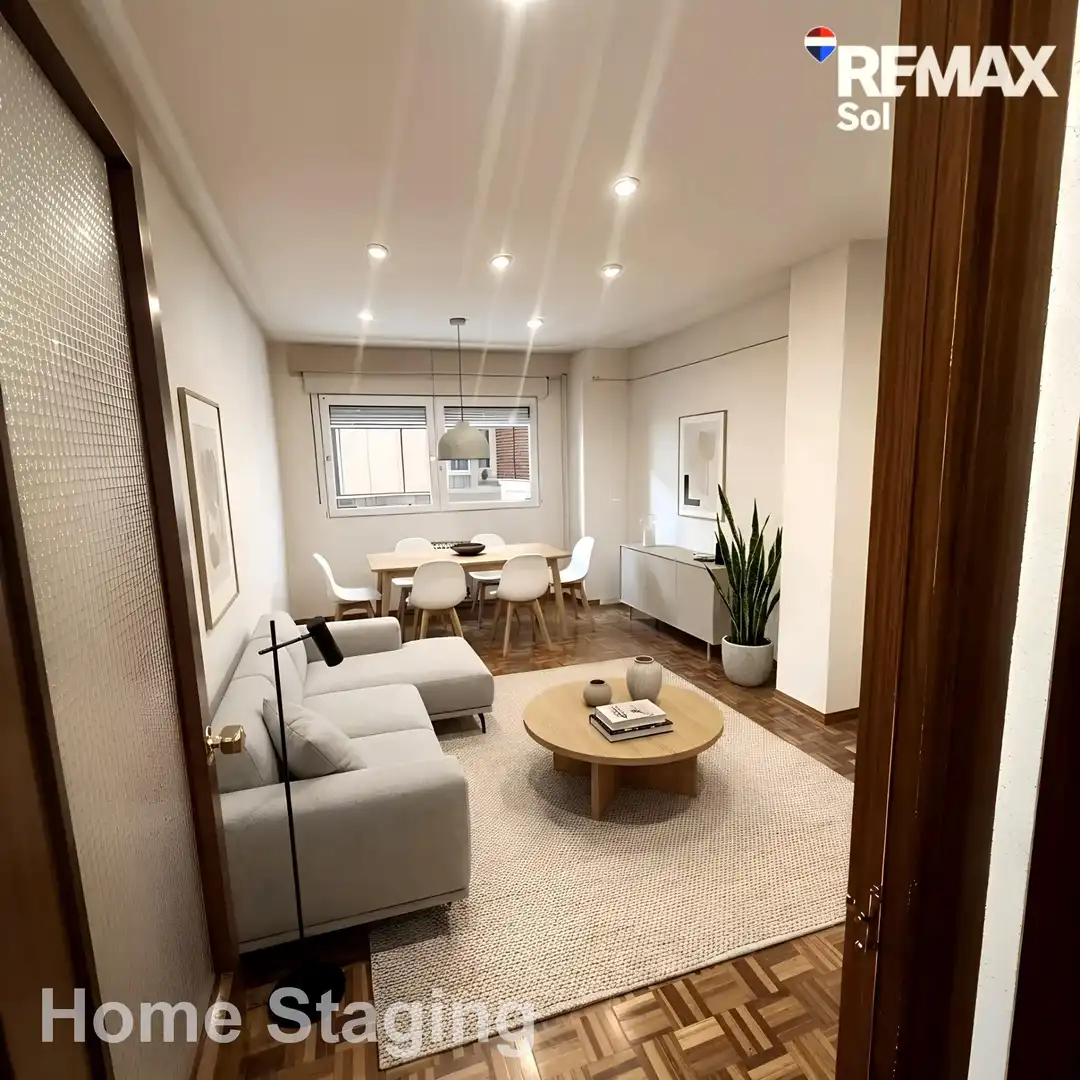 Living room of Flat for sale in  Madrid Capital